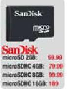 SanDisk microSDHC-8GB