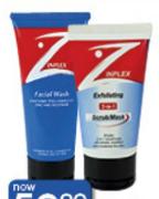 Zinplex Treatment Gel, Exfoliating Mask Or Face Wash-Each