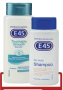 E45 Shampoo Or Shower Cream-200ml Or Bath Oil-250ml Each