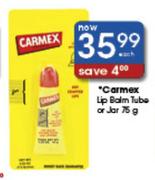 Carmex Lip Balm Tube Or Jar-75g Each