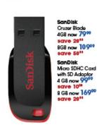 Sandisk 4GB Cruzer Blade-Each