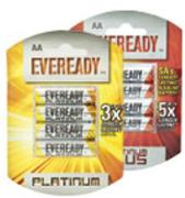 Eveready Platinum AAA Batteries 4'Pack
