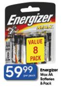 Energizer Max AA Batteries 8'Pack