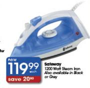 Safeway 1200 Watt Stem Iron -Each