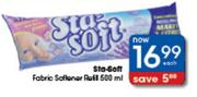 Sta-Soft Fabric Softener Refill-500ml Each
