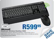 Microsoft Bluetrack Wireless Desktop 3000