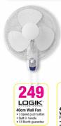 Logik Wall Fan-40cm