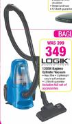 Logik Bagless Cylinder Vacuum-1200W