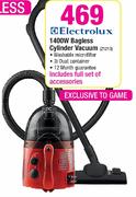 Electrolux Bagless Cylinder Vacuum-1400W(Z1213)