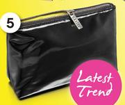 Grazia Patent Cosmetics Purse