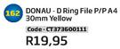 Donau D Ring File P/P A4 30mm Yellow(CT373600111)