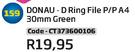 Donau D Ring File P/P A4 30mm Green(CT373600106)