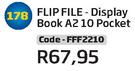 Flip File Display Book A2 10 Pocket(FFF2210)