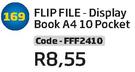 Flip File Display Book A4 10 Pocket(FFF2410)