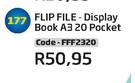 Flip File Display Book A3 20 Pocket(FFF2320)