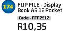 Flip File Display Book A5 12 Pocket(FFF2512)