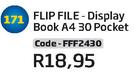 Flip File Display Book A4 30 Pocket(FFF2430)