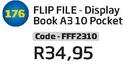 Flip File Display Book A3 10 Pocket(FFF2310)