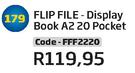 Flip File Display Book A2 20 Pocket(FFF2220)