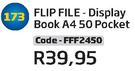 Flip File Display Book A4 50 Pocket(FFF2450)