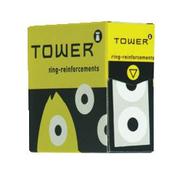 Tower Ring Reinforcements White PVC 250 Roll(TWRINGWP)