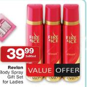Revlon Body Spray Gift Set For Ladies-3X90ml