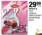 Witor's Flou Yoghurt/Milk/Coffee/Almandola-150G Each