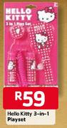 Hello Kitty 3-In-1 Playset