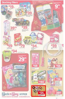 Pick n Pay Hyper: Save Big On All Your Favourites From Toys to Trees  ( 24 Nov - 29 Dec 2013), page 13