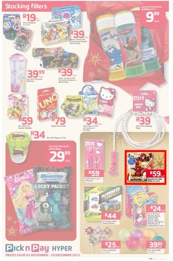 Pick n Pay Hyper: Save Big On All Your Favourites From Toys to Trees  ( 24 Nov - 29 Dec 2013), page 13