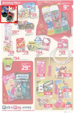 Pick n Pay Hyper: Save Big On All Your Favourites From Toys to Trees  ( 24 Nov - 29 Dec 2013), page 13