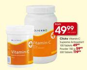 Clicks Vitamin-c Superme Antioxidant Powder-150g