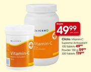 Clicks Vitamin-c Superme Antioxidant-300 Tablets