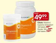 Clicks Vitamin-c Superme Antioxidant-100 Tablets 