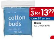 Clicks Cotton Buds-3x100's