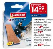 Elastoplast Plaster 15 Extreme Shapes Pack