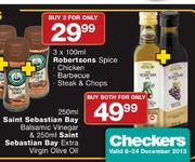 250ml Saint Sebastian Bay Balsamic Vinegar & 250ml Saint Sebastian Bay Extra Virgin Olive Oil