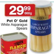 Pot O' Gold White Asparagus Spears-660g