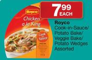 Royco Cook-In-Sauce/Potato Bake/Veggie Bake/Potato Wedges-Each