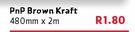 PnP Brown Kraft-480mmx2m
