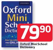 Oxford Mini School Dictionary