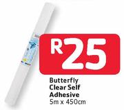 Butterfly Clear Self Adhesive-5mx450cm