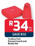 Trudeau Fuel Everest Lunch And Bottle Set-Per Set