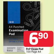 PnP Exam Pad 100 Page A4