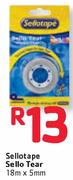 Sellotape Sello Tear-18mx5mm