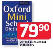 Oxford Mini School Dictionary