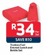 Trudeau Fuel Everest Lunch And Bottle Set-Per Set