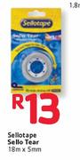 Sellotape Sello Tear-18mx5mm