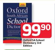 Oxford SA School Dictionary 3rd Edition