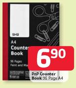 Pnp A4 Counter Book-96 Page